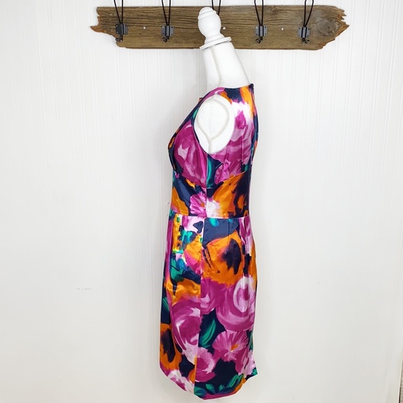St. John Floral Sheath Dress - Picture 7 of 11